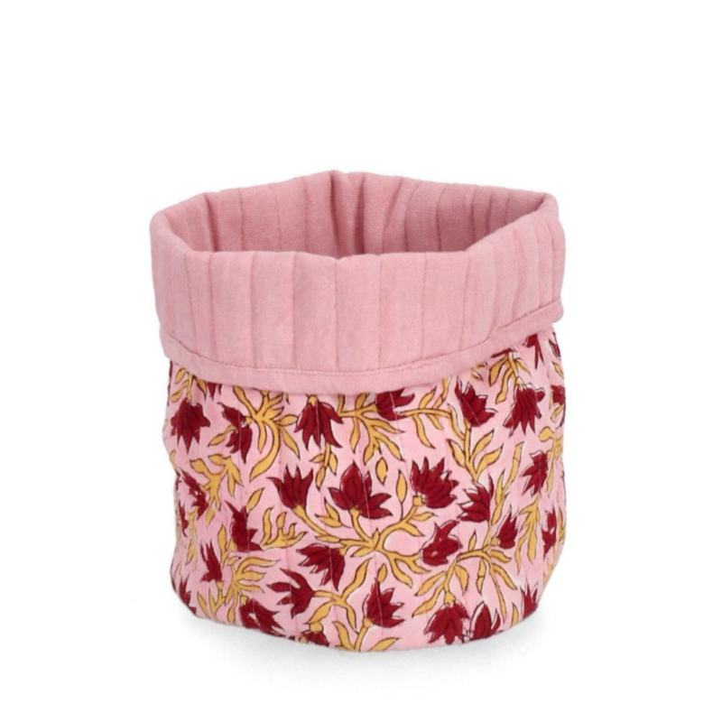 P.OBJETOS CLOTHILDE ROSA D17X18H