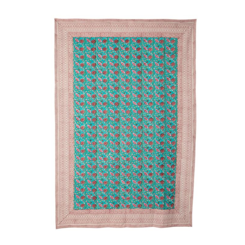 CUBIERTA EMELIE VERDE ESMERALDA 140X220