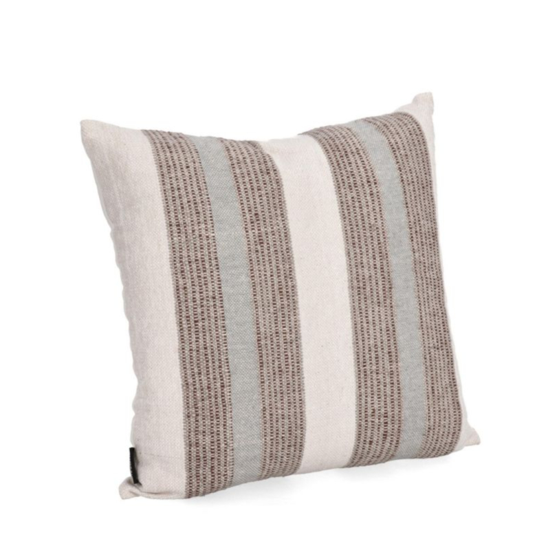 CUSCINO MUHAR CREMA BLU NATURALE 45X45