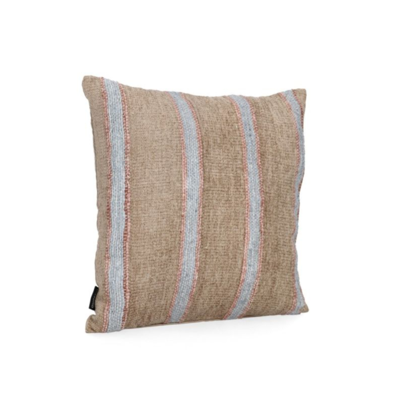 CUSCINO JAWLA NATURALE BLU 45X45