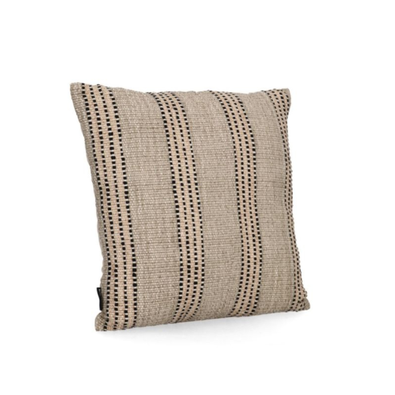 CUSCINO DANTRA NERO NATURALE 45X45