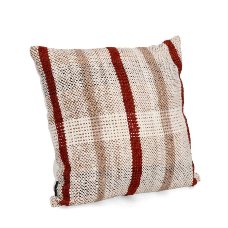 CUSCINO RAYRA NATURALE MARRONE 45X45