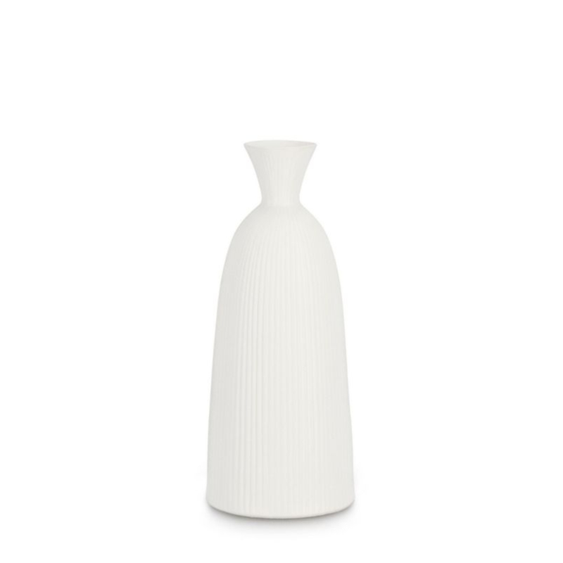VASO STRIPED BIANCO H35