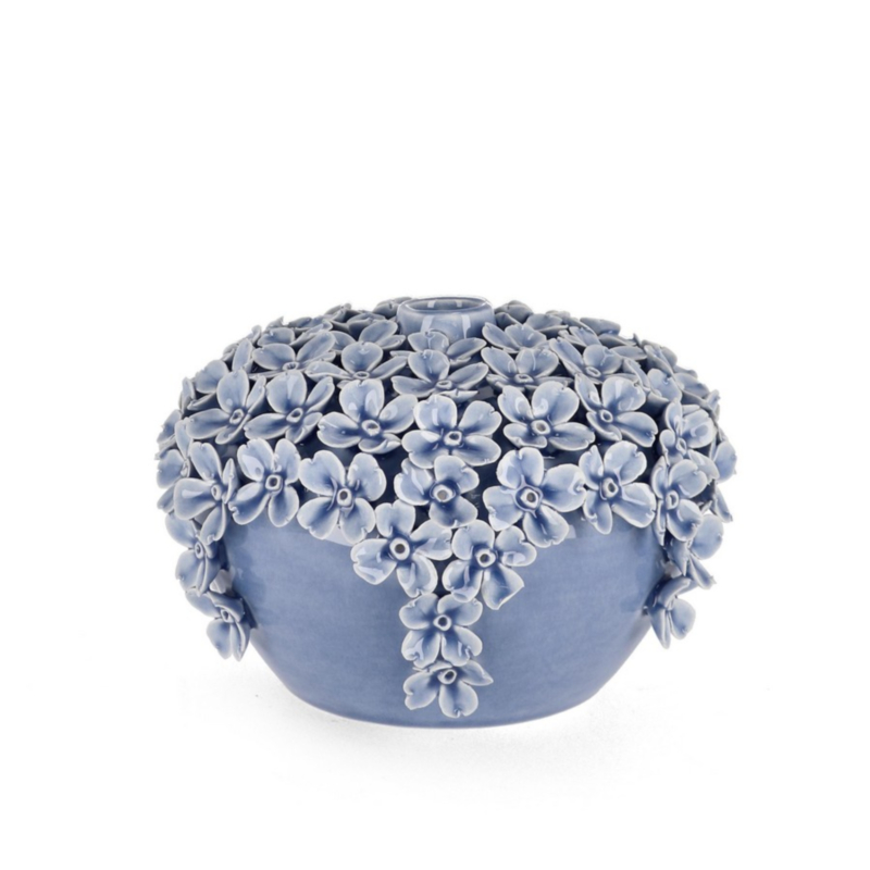 VASO DECORATIVO TREASURE BOMB AZZURR H13