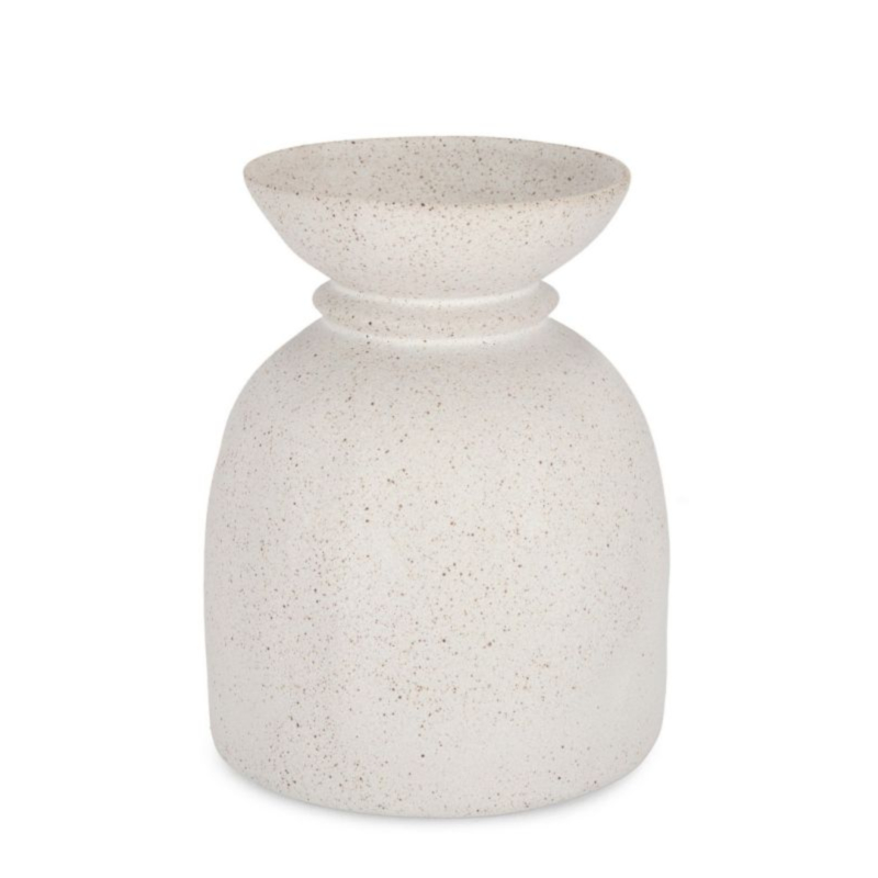 VASE KUMI WEIß H24