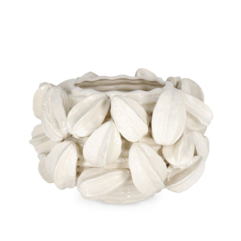 VASO CARAMBOLA BIANCO H23