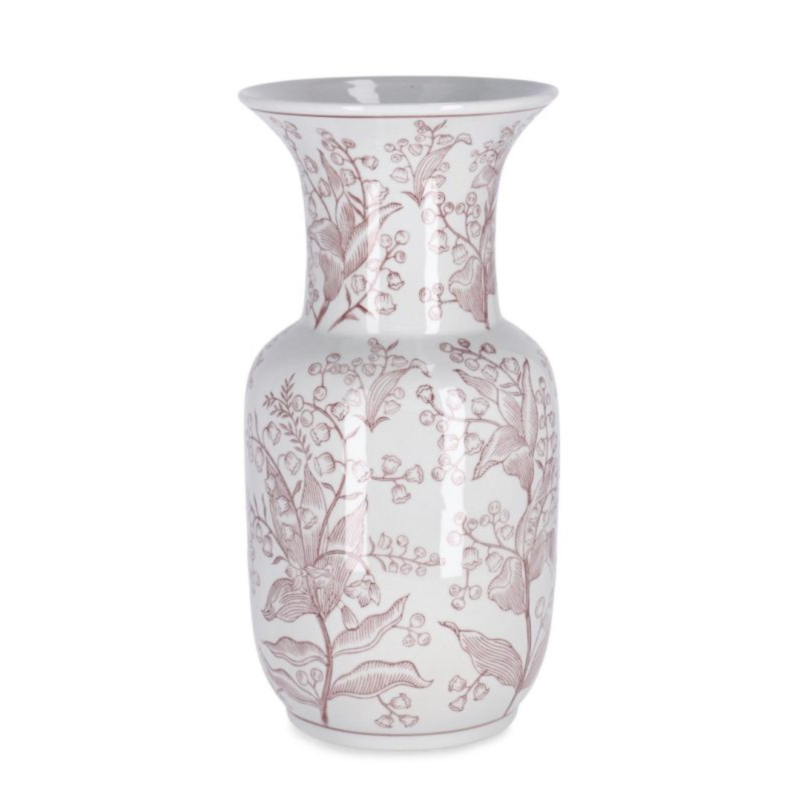 VASO CAI SVAS ROSSO BIANCO H35
