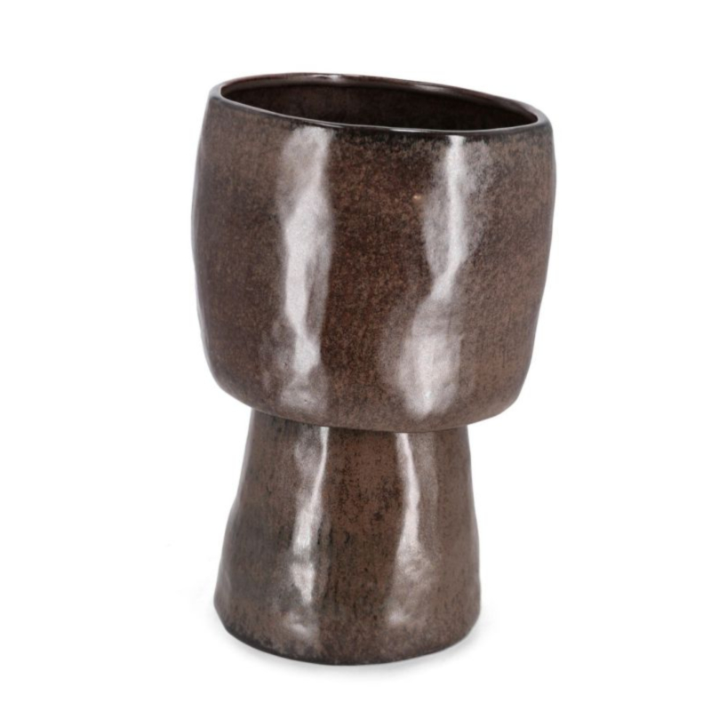 VASE PAVLOS MARRON H37