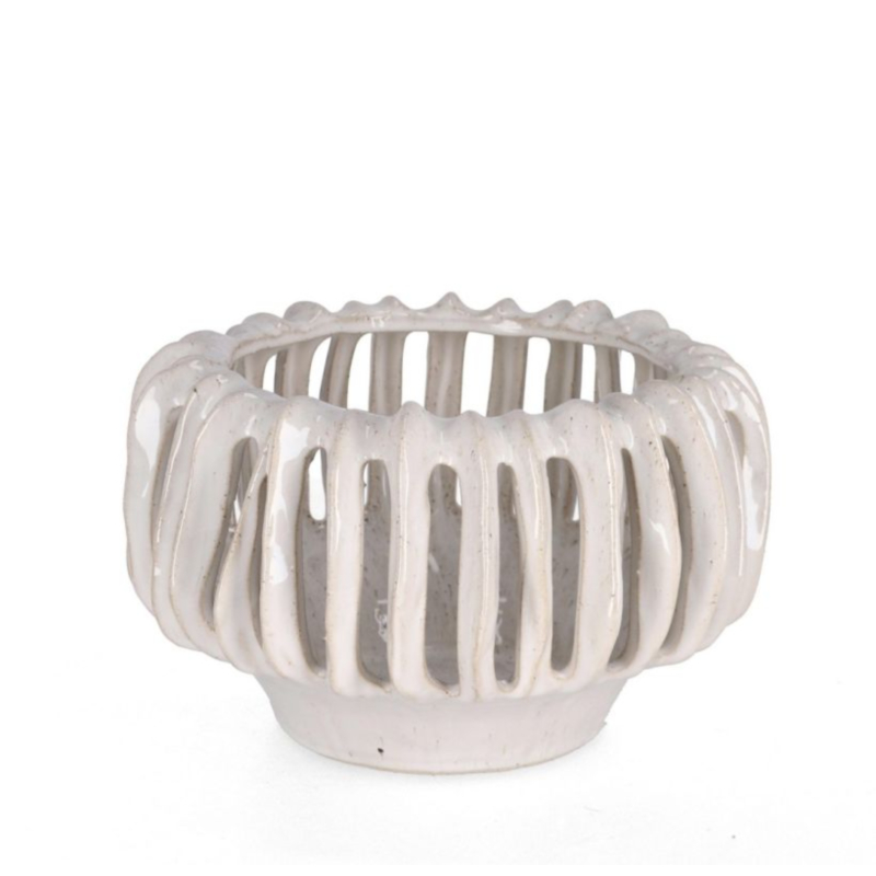 P.VASE NAOKO RO BLANC H14,5