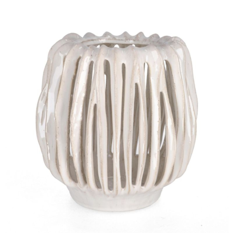 NAOKO RO WHITE VASE H22