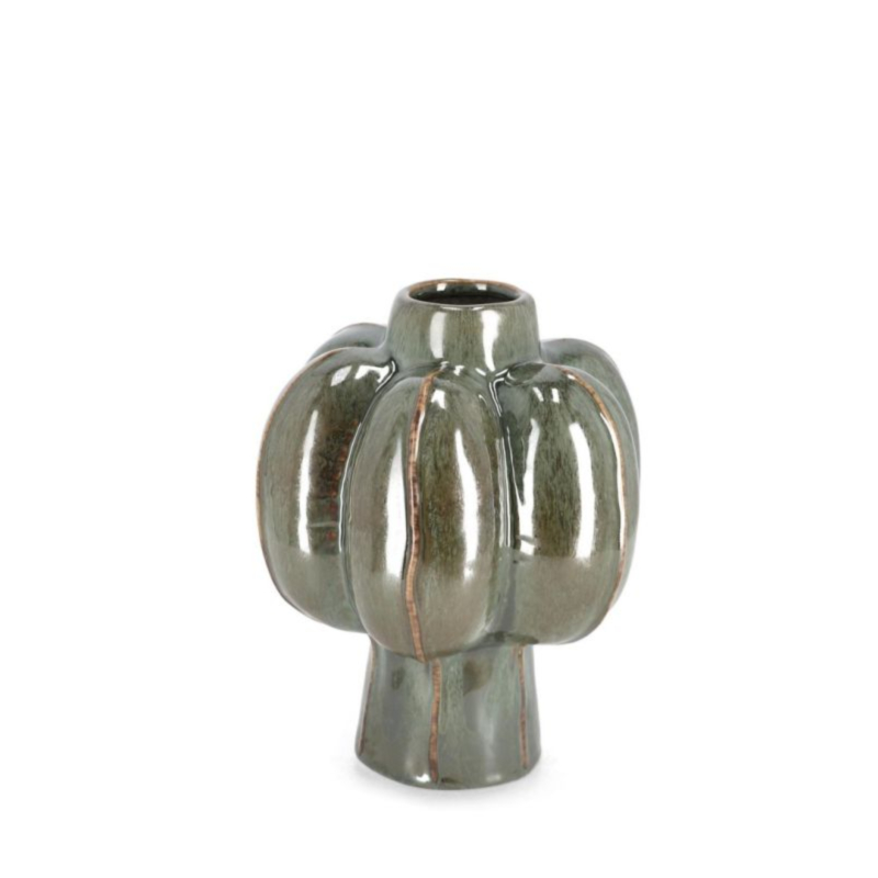 NEILOS GREEN VASE H23