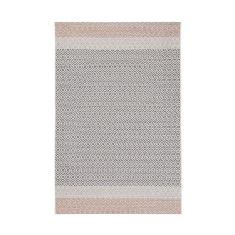 TEPPICH LEEV BEIGE-BLAU-ORANGE 160X230