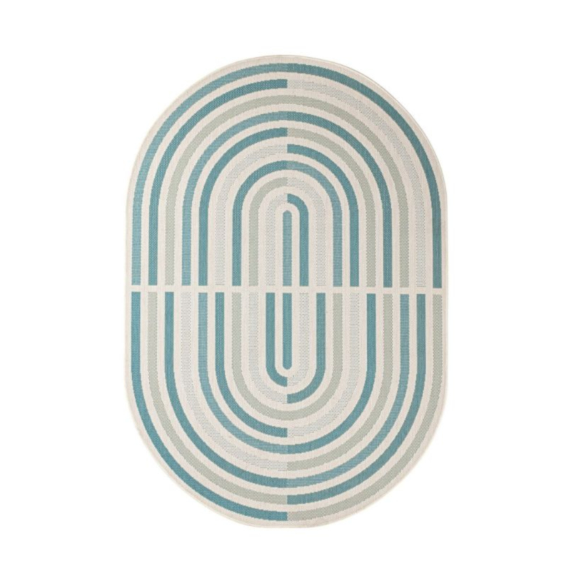 TAPPETO NOUR VERDE OV BLU BEIGE 160X229
