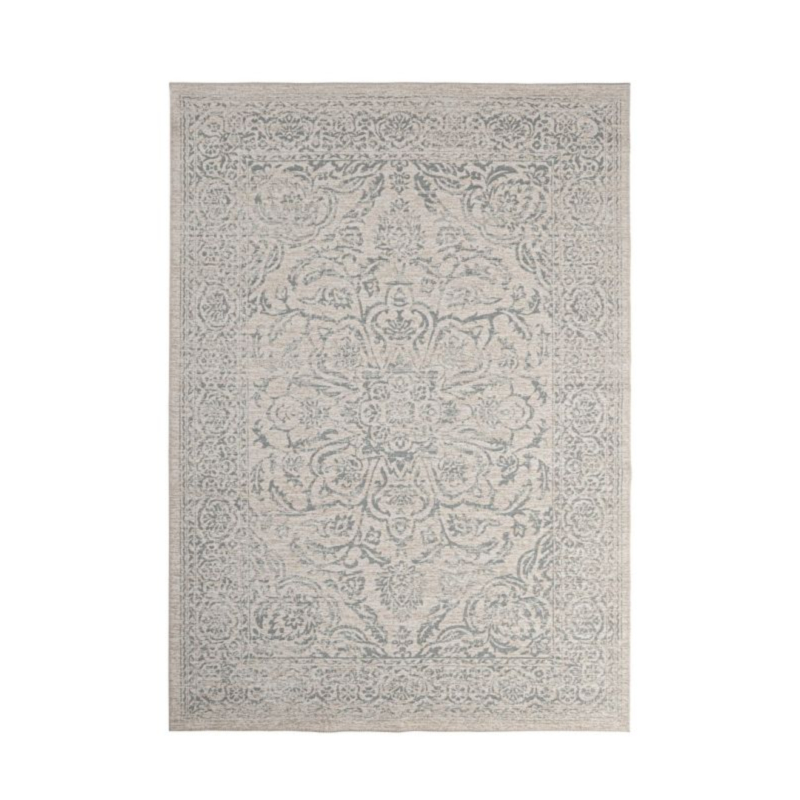 ALFOMBRA NORA AZUL CREMA 160X230