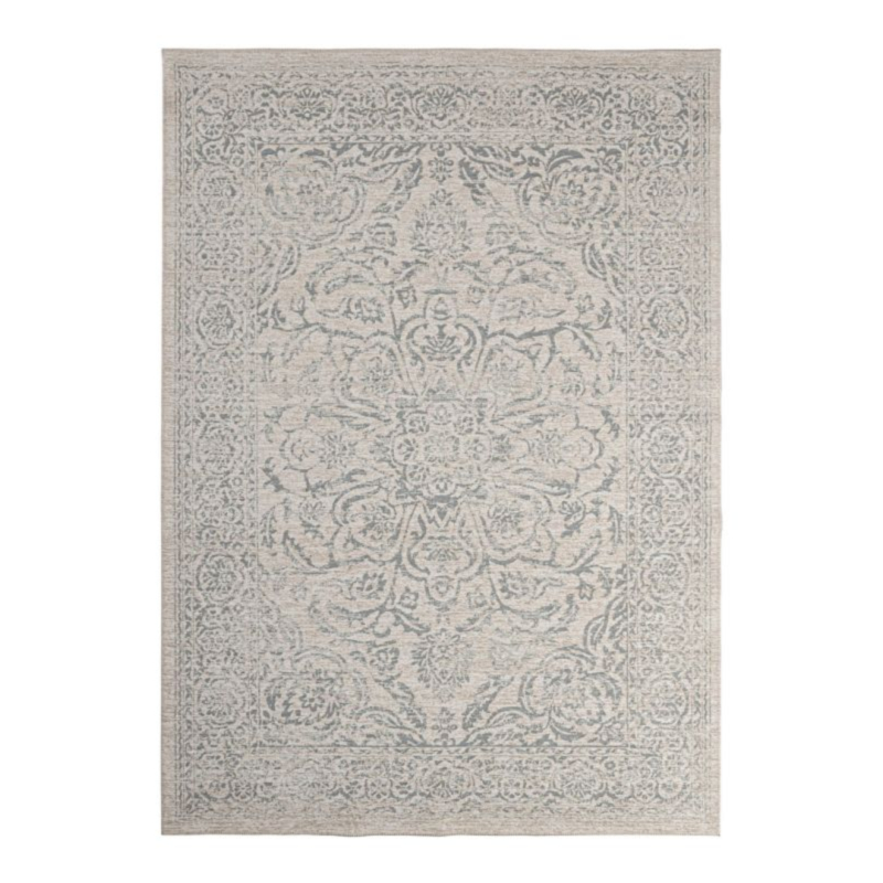 ALFOMBRA NORA AZUL CREMA 200X290