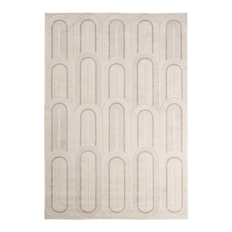 ALFOMBRA ZINA CREMA GRIS 200X290