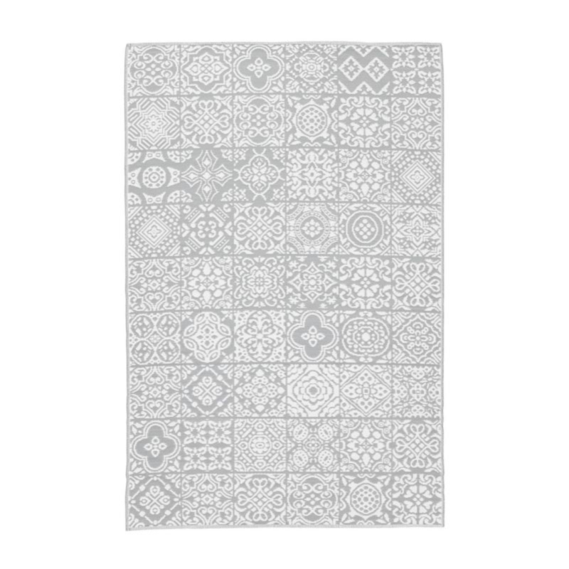 TAPPETO BIANCO GRIGIO 150X210 - SHIRAZ