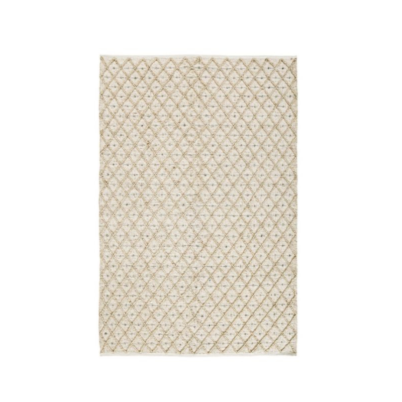 TAPPETO CHANDER BIANCO-NATURALE 160X230