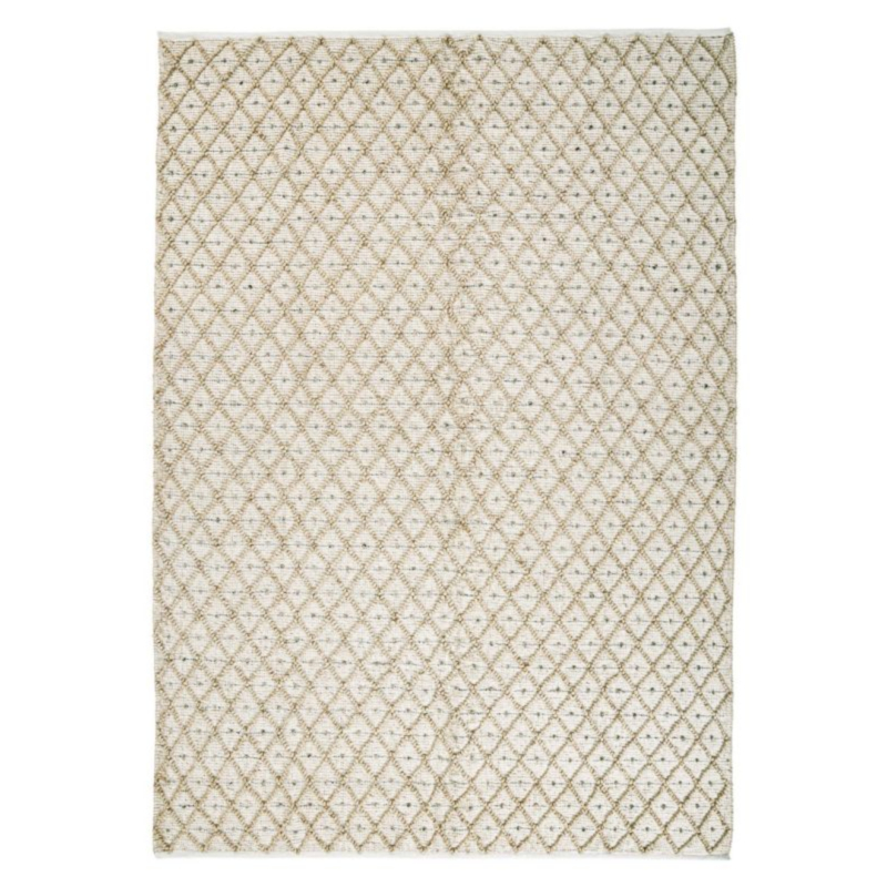 TAPPETO CHANDER BIANCO-NATURALE200X300