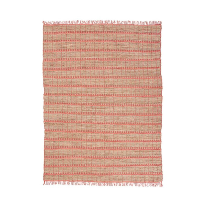 TEPPICH RUANDA BRAUN ROSA 160X230