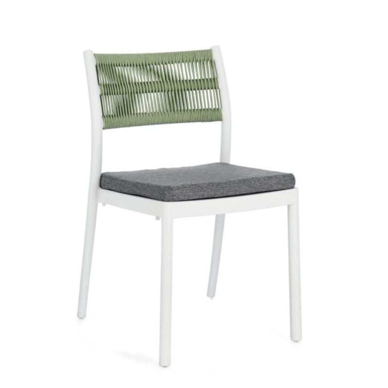 SILLA C-COJ ALVIN BLANCO/VERDE