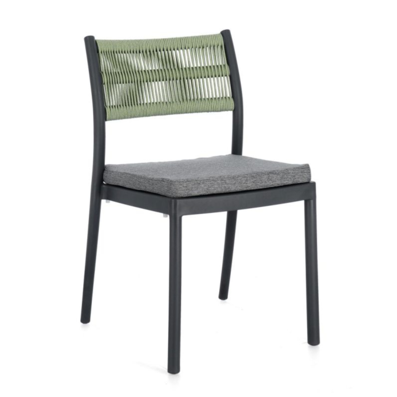 SEDIA C-C ALVIN ANTRACITE/VERDE