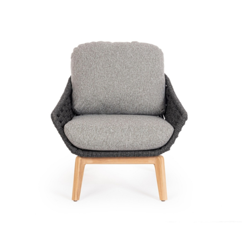 TAMIRES CHARCOAL ARMCHAIR W-CUSH