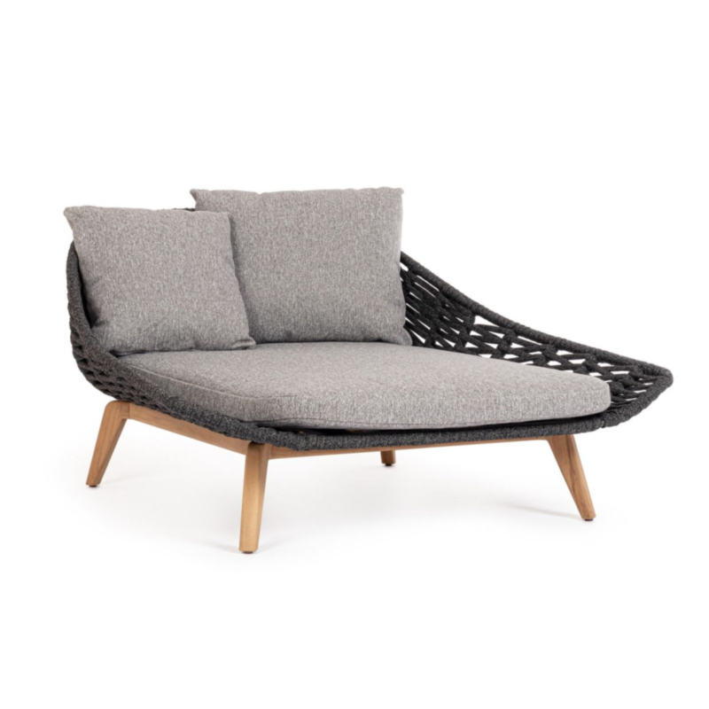 TAMIRES CHARCOAL DAYBED W-CUSH