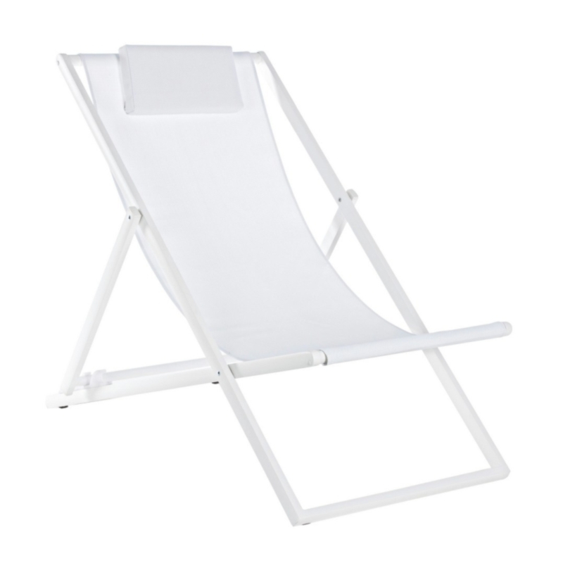 TAYLOR WHITE DECKCHAIR