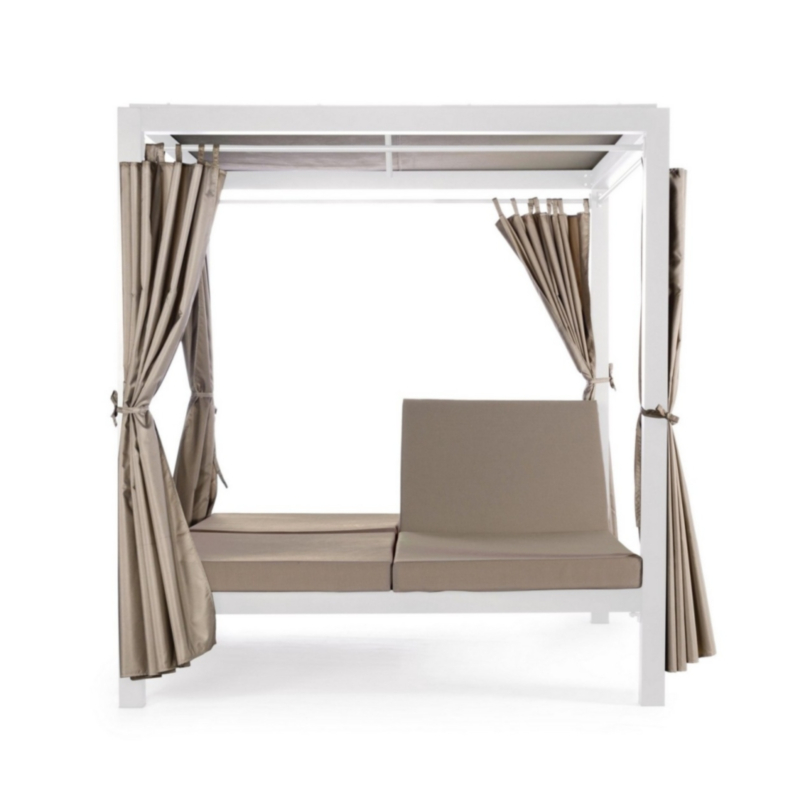 DAYBED IN ALLUMINIO BIANCO KS01 - DREAM