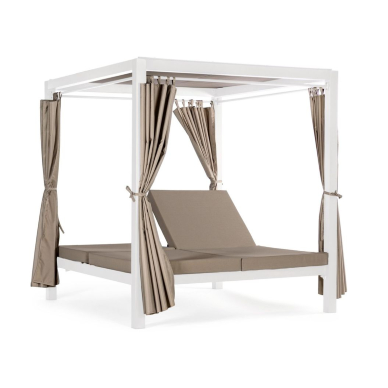 DAYBED IN ALLUMINIO BIANCO KS01 - DREAM
