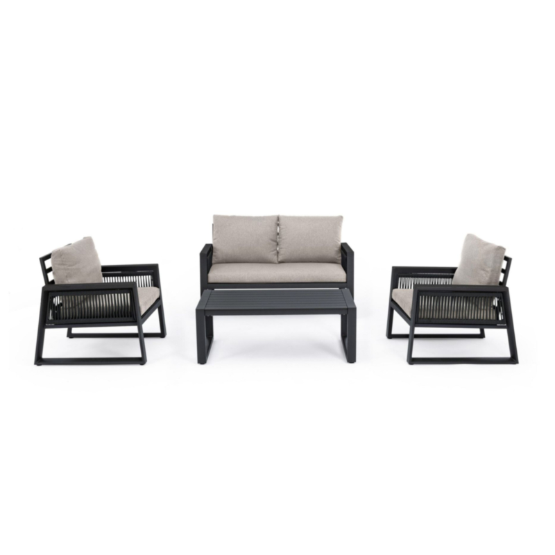 SALOTTO IN ALLUMINIO ANTRACITE LH32 - CAPTIVA