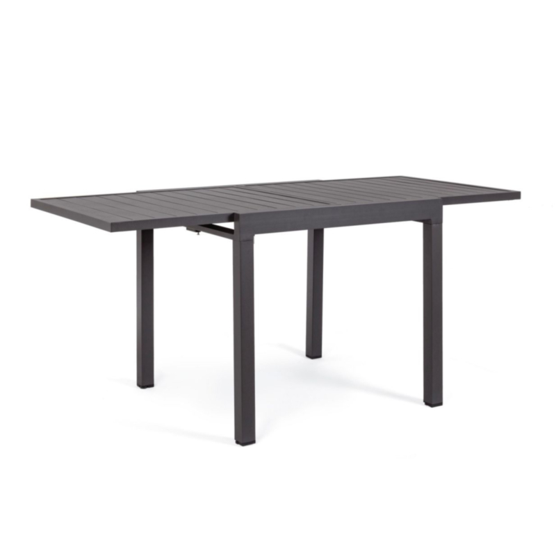 TAVOLO IN ALLUMINIO 83/166X80 ANTRACITE YK13 - PELAGIUS