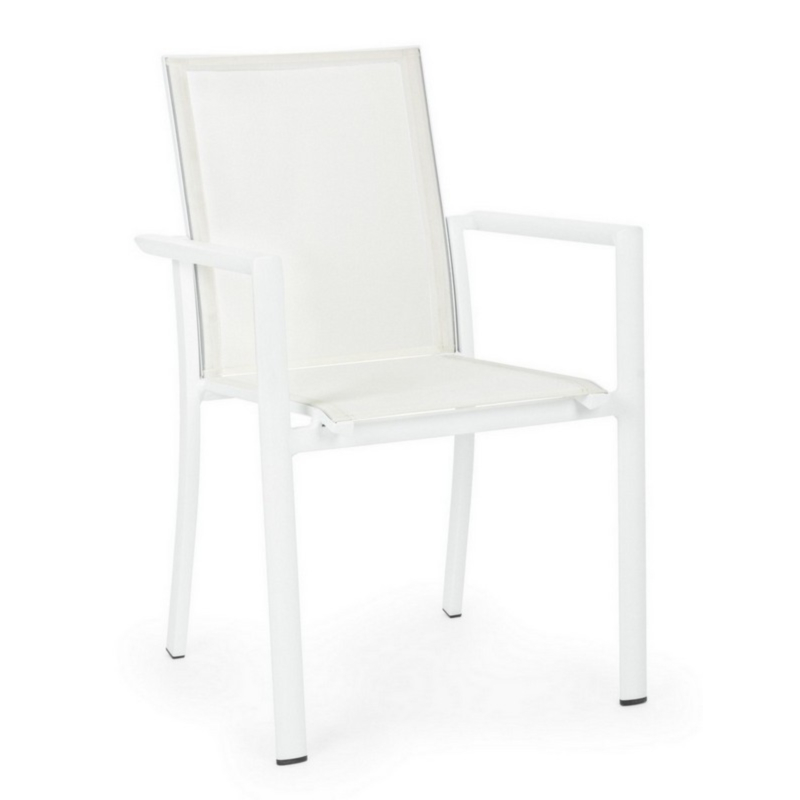 KONNOR WHITE CX21 CHAIR W-ARMRESTS