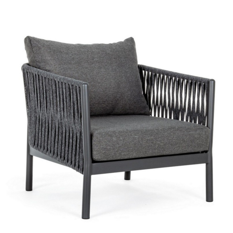 FLORENCIA CHARCOAL WG21 ARMCHAIR W-CUSH