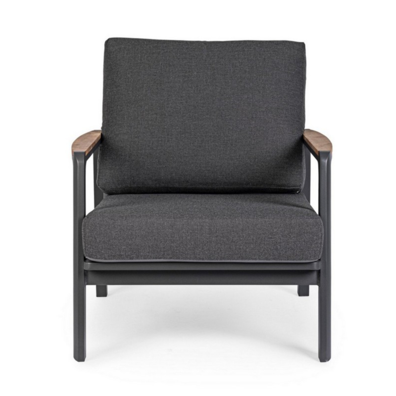 JALISCO CHARCOAL WG21 ARMCHAIR W-CUSH