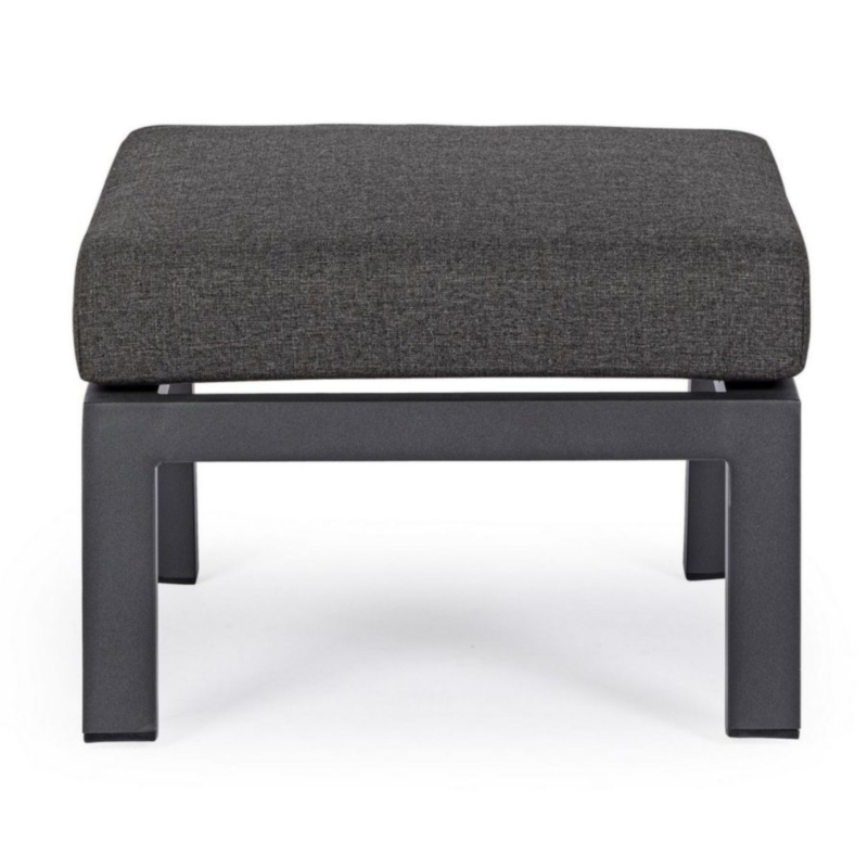 OTTOMAN IN ALLUMINIO ANTRACITE JX55 - KLEDI