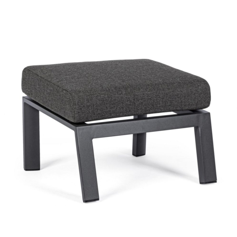 OTTOMAN IN ALLUMINIO ANTRACITE JX55 - KLEDI