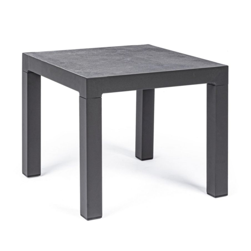 TAVOLINO IN ALLUMINIO ANTRACITE JX55 - KLEDI