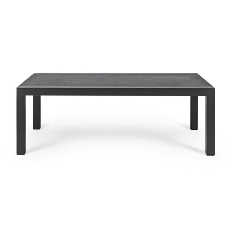 TAVOLINO IN ALLUMINIO ANTRACITE JX55 - KLEDI