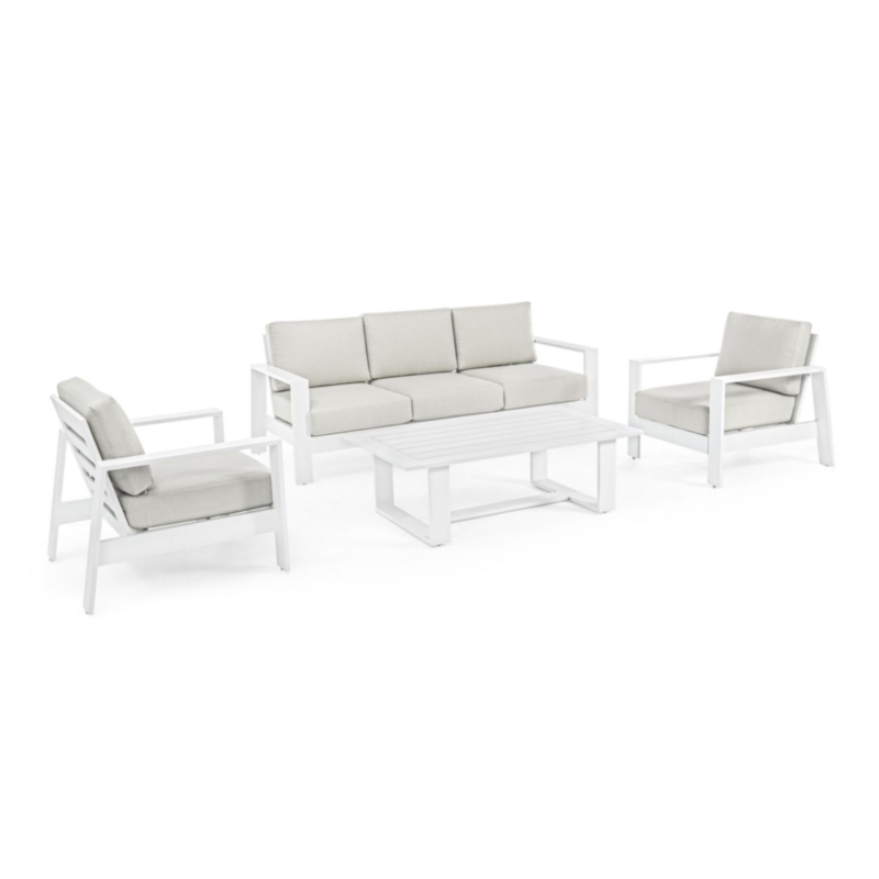 SALOTTO IN ALLUMINIO BIANCO YK11 - BALTIC