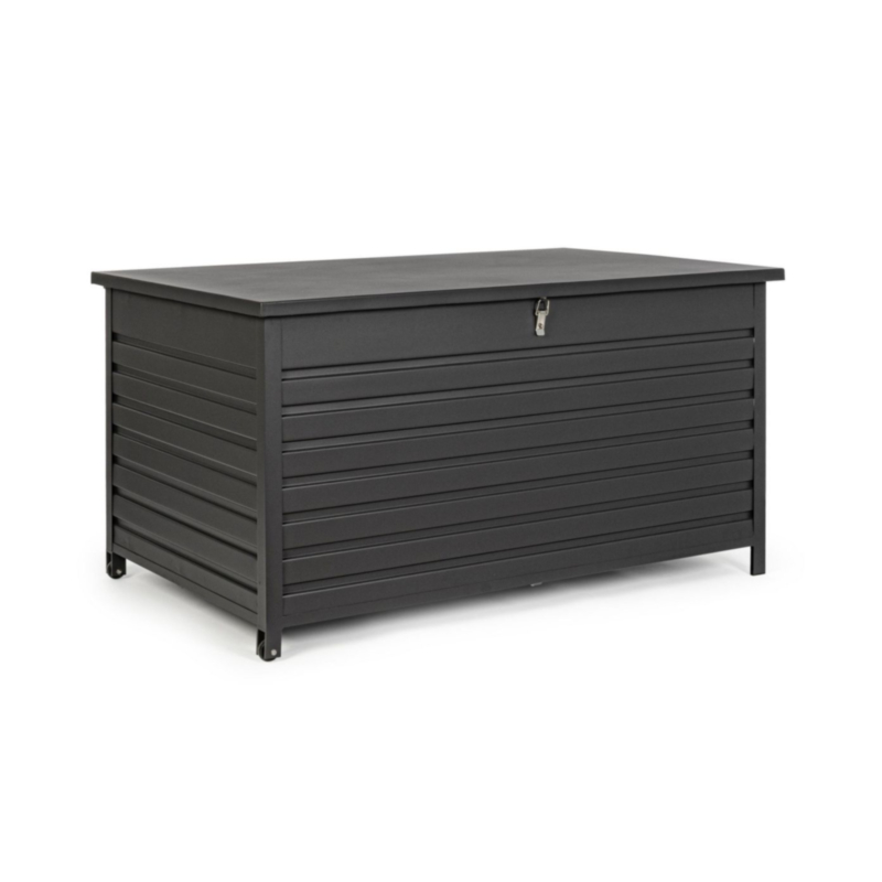 BAULE PORTA CUSCINI SMALL CON RUOTE ANTRACITE YK13 - ATLANTIC