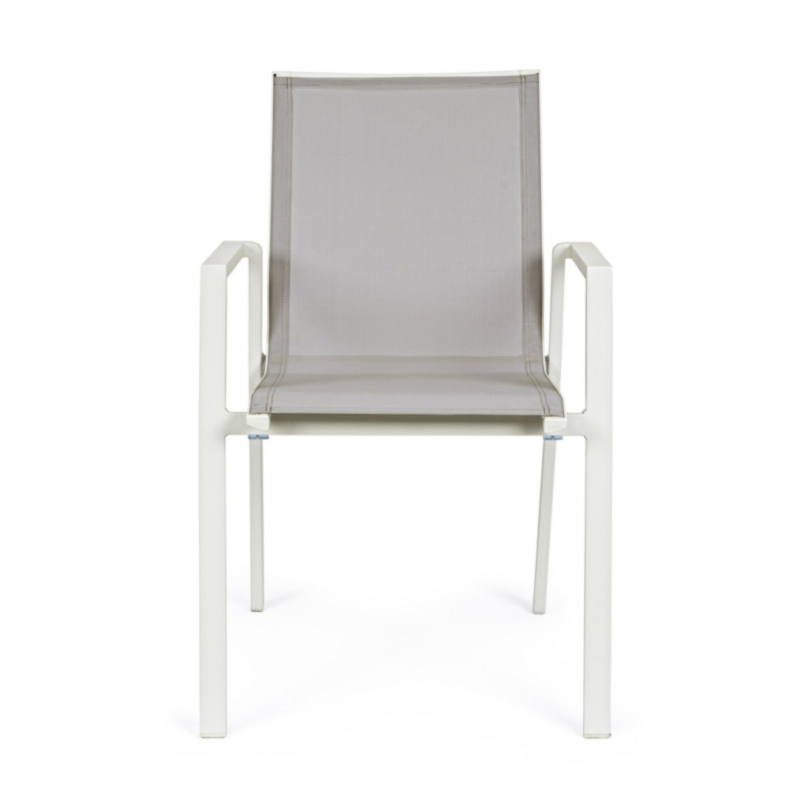 SEDIA IN ALLUMINIO IMPILABILE LUNAR - KRION