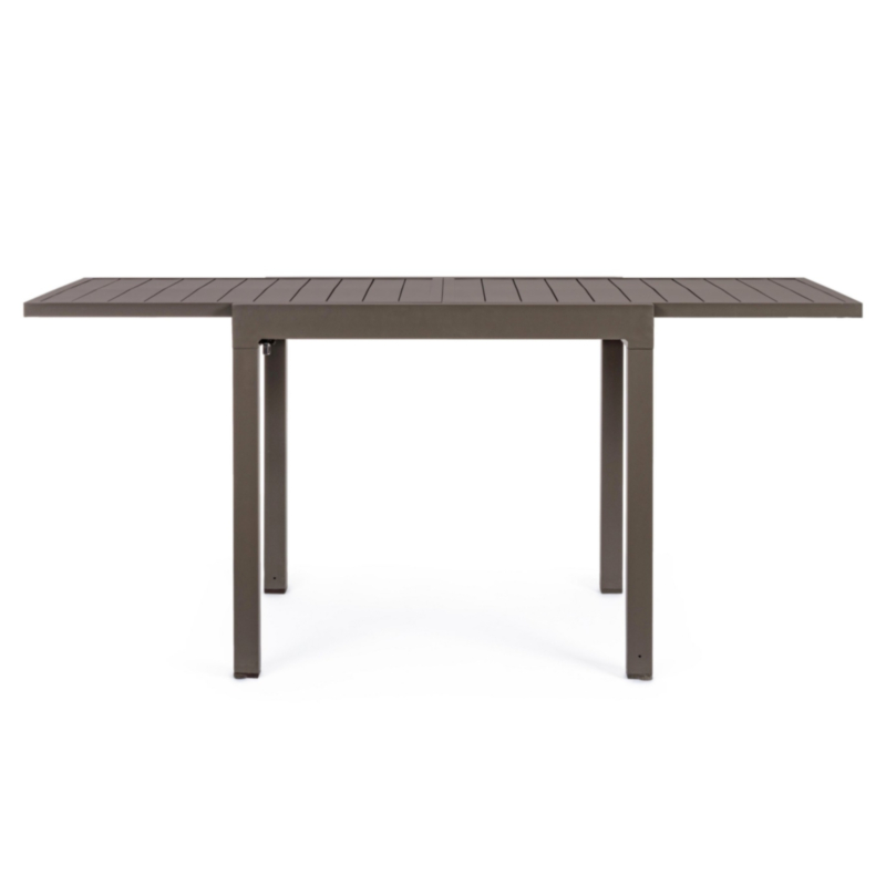 TAVOLO IN ALLUMINIO 83-166X80 COFFEE YK14 - PELAGIUS