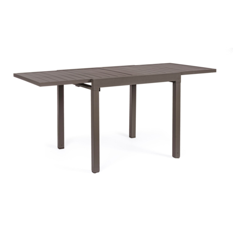 TAVOLO IN ALLUMINIO 83-166X80 COFFEE YK14 - PELAGIUS
