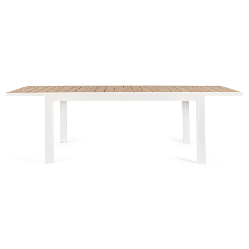 BELMAR AUSZ.TISCH 160-240X100 WEISS YK11