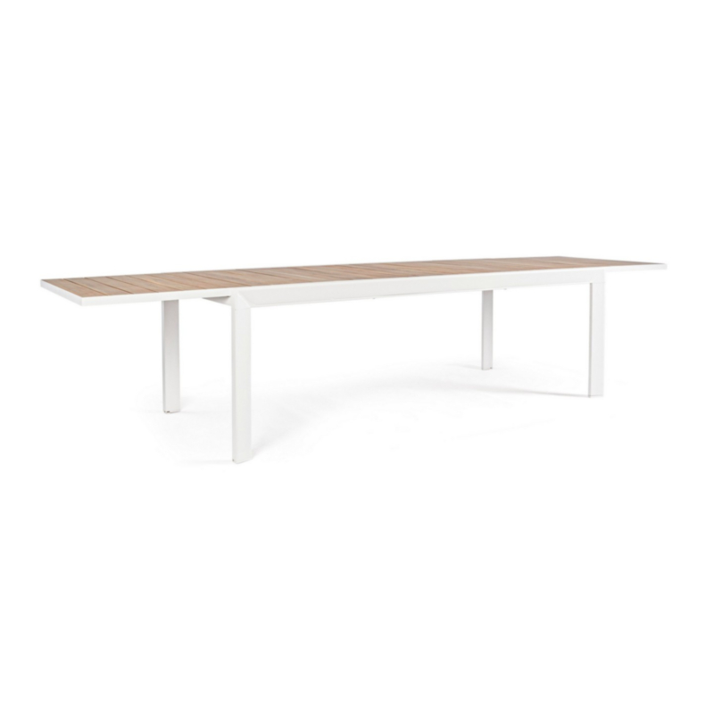 TABLE EXT. BELMAR 220-340X100 BLANC YK11