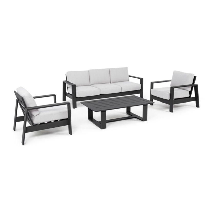 SALOTTO IN ALLUMINIO ANTRACITE YK13 - BALTIC