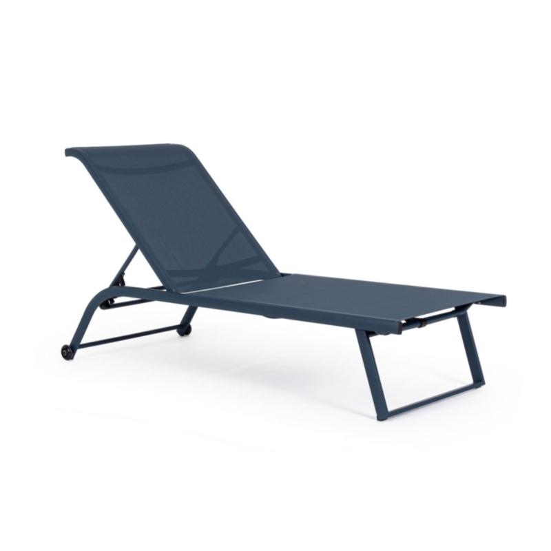 TAYLOR NAVY SUNBED W-WHEELS