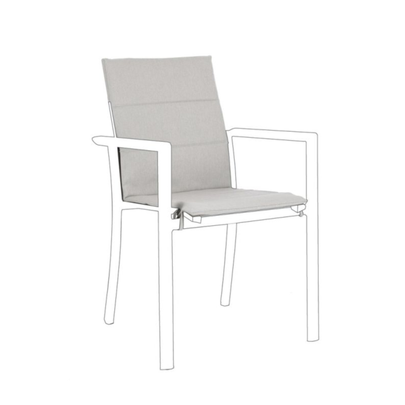 CUSCINO SEDIA KONNOR GRIGIO CHIARO
